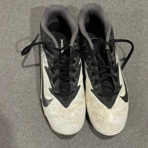 Nike Black and White Vapor Cleats